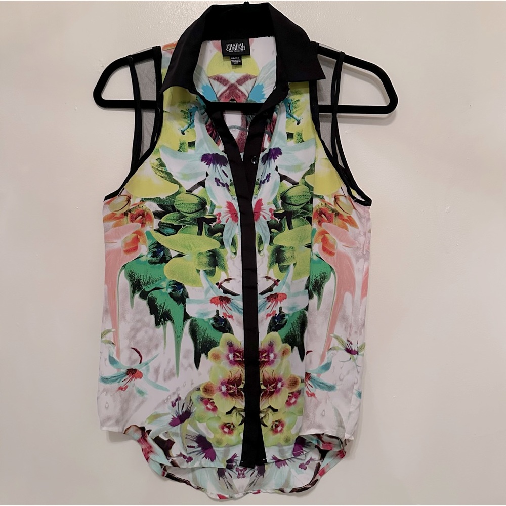 Prabal Gurung for Target Floral Tank Top - Size XS